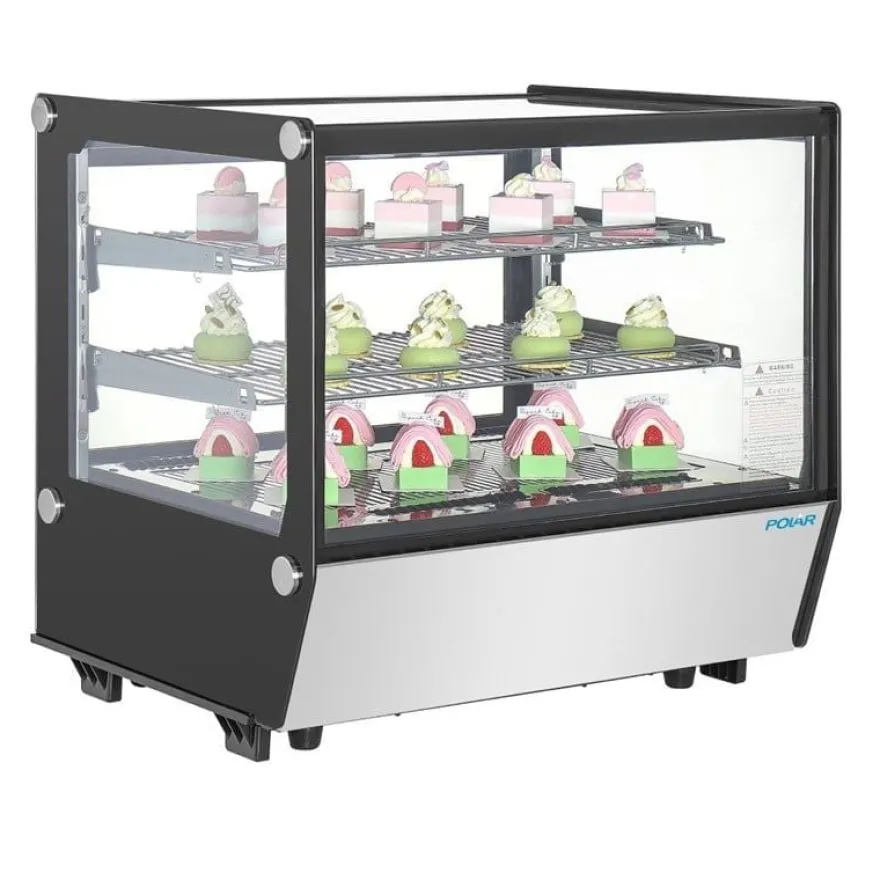 Polar G-Serie Tischkühlvitrine 120 Liter, quadratisch
