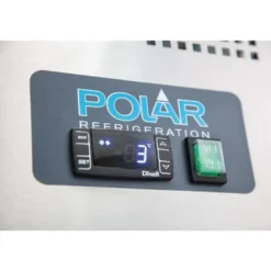Polar Saladette 4 Türen mit Glasaufsatz