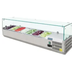 Polar Serie G Aufsatzkühlvitrine 7 x GN1/4