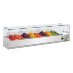 Polar Serie G Aufsatzkühlvitrine 8 x GN1/4