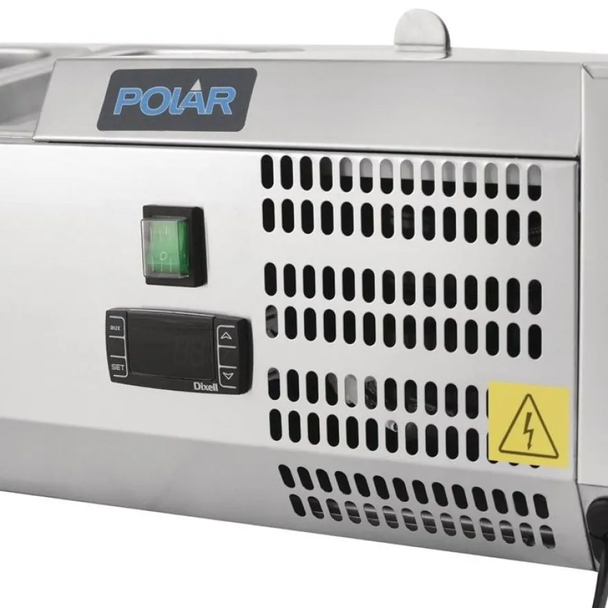 Polar Serie G Aufsatzkühlvitrine 8 x GN1/4