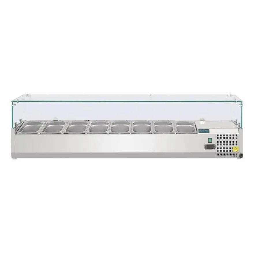 Polar Serie G Aufsatzkühlvitrine 8 x GN1/4