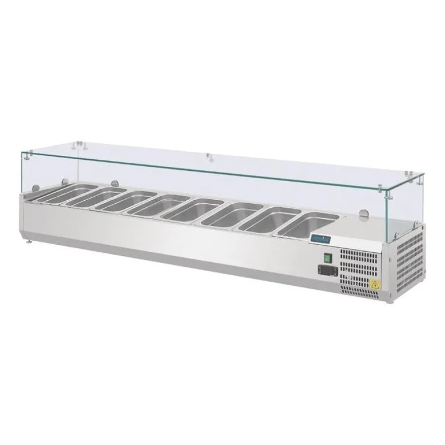 Polar Serie G Aufsatzkühlvitrine 8 x GN1/4