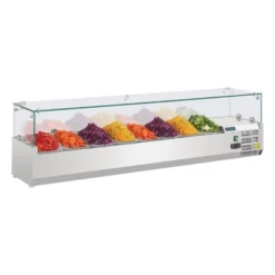 Polar Serie G Aufsatzkühlvitrine 8 x GN1/4