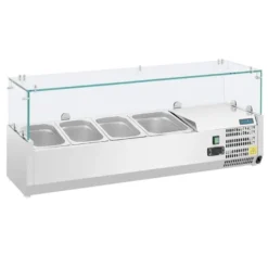 Polar Serie G Aufsatzkühlvitrine für 3x GN1/3 + 1x GN1/2