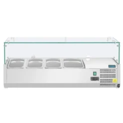 Polar Serie G Aufsatzkühlvitrine für 3x GN1/3 + 1x GN1/2