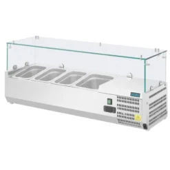 Polar Serie G Aufsatzkühlvitrine für 3x GN1/3 + 1x GN1/2