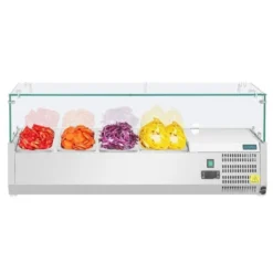 Polar Serie G Aufsatzkühlvitrine für 3x GN1/3 + 1x GN1/2