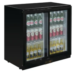 Polar Serie G Barkühlschrank mit 2 Schiebetüren 198L