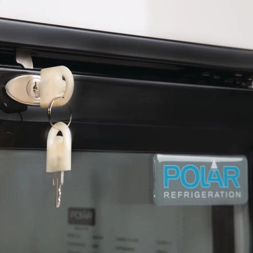 Polar Serie G Barkühlschrank mit 2 Klapptüren 198L