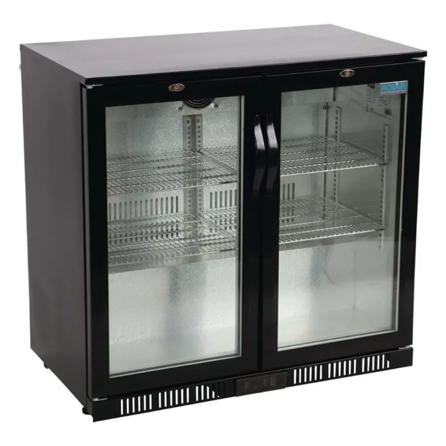 Polar Serie G Barkühlschrank mit 2 Klapptüren 198L