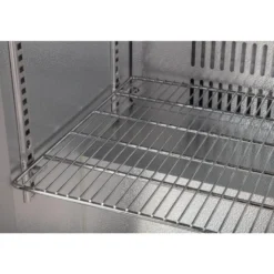 Polar Serie G Edelstahl Barkühlschrank mit 2 Klapptüren 208L