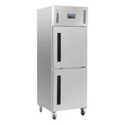Polar Serie G Gefrierschrank Edelstahl mit 2 Türen 600L