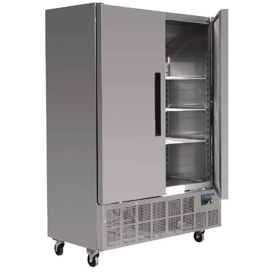 Polar Serie G Slimline Gefrierschrank Edelstahl 960L