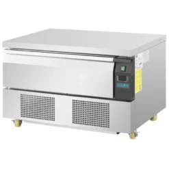 Polar Serie U flacher Kühl- und Tiefkühltisch mit 1 Schublade 2x GN