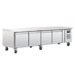 Polar Serie U 4-türiger GN-Kühltisch 420L