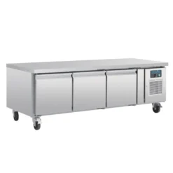 Polar Serie U 3-türiger GN-Kühltisch 317L