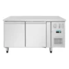 Polar U-Serie Bäckerei-Kühltisch EN 60x40 2 Türen 427 Liter auf Rollen