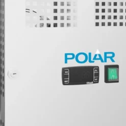 Polar U-Serie Bäckerei-Kühltisch EN 60x40 3 Türen 634 Liter auf Rollen