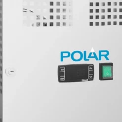 Polar U-Series Pizzatisch 2 Türen mit Granitplatte 428 Liter auf Rollen