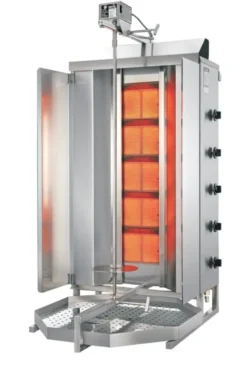Potis Dönergrill / Gyrosgrill Erdgas GD5 - achteckige Fettwanne
