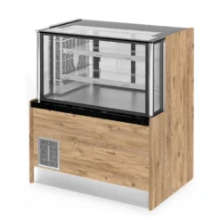 PRO LINE Fleischvitrine 150x84x134cm, schwarzer Granit, LED Beleuchtung