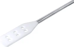 Rührspatel, perforiert, Spatelmaß 32x11cm, Länge gesamt 120cm