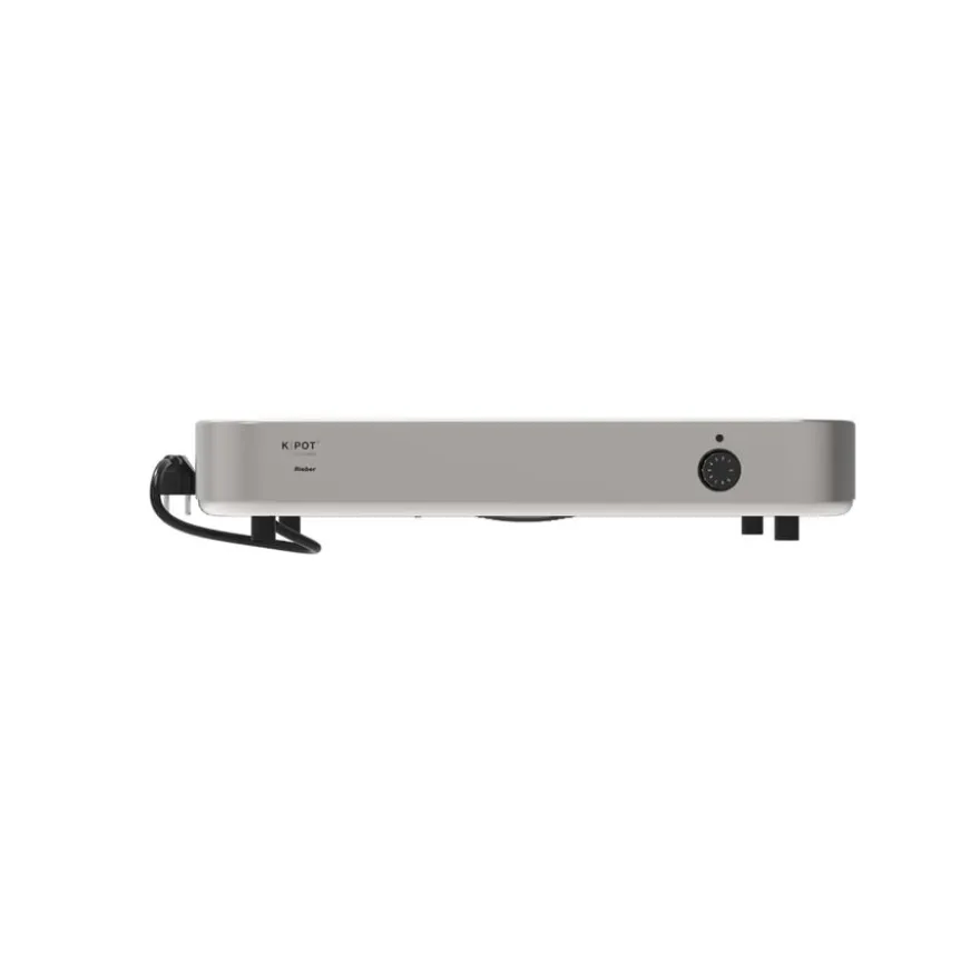 Rieber Buffet-Warmhalte-Ausgabe mit Ceranheizfeld K-POT 1/1-ch-800 silber