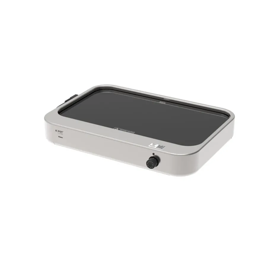Rieber Buffet-Warmhalte-Ausgabe mit Ceranheizfeld K-POT 1/1-ch-800 silber