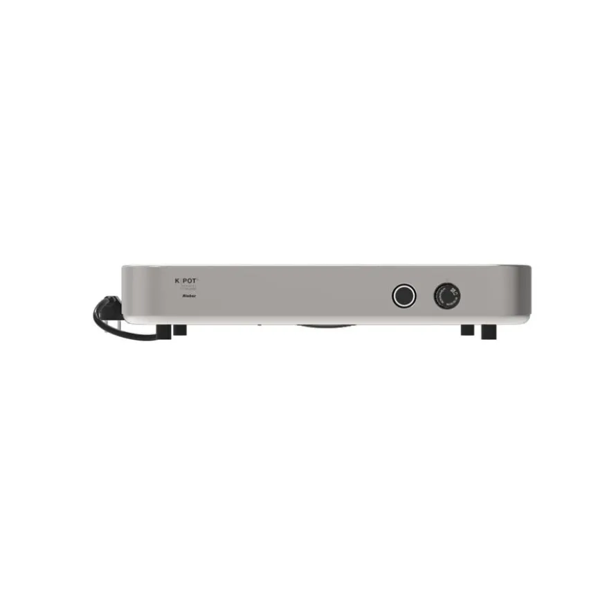 Rieber Digitale & App-gesteuerte Catering-Küche mit Cerankochfeld K-POT CONNECT 1/1-ck-2200 silber