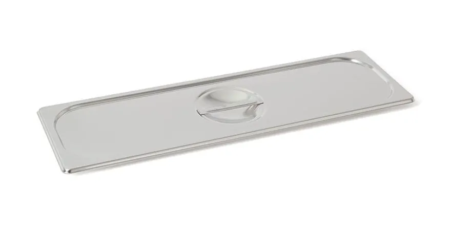 Rieber Edelstahl GN-Deckel GN 2/4 Standard mit Griffmulde, Mod. 241