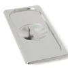 Rieber Edelstahl GN-Deckel GN 2/8 Standard mit Griffmulde, Mod. 281