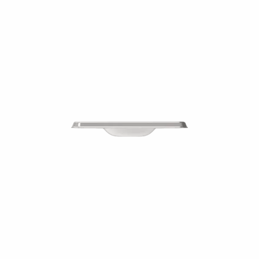 Rieber Edelstahl GN-Deckel GN 1/9 Standard mit Griffmulde, Mod. 191