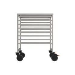 Rieber GN-Regalwagen 2/1 mit Abdeckung und einseitiger Sperre