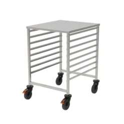 Rieber GN-Regalwagen 2/1 mit Abdeckung und einseitiger Sperre
