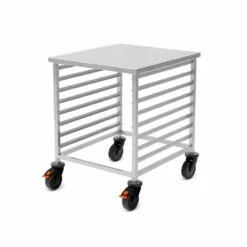 Rieber GN-Regalwagen 2/1 niedrig mit Abweiserrollen