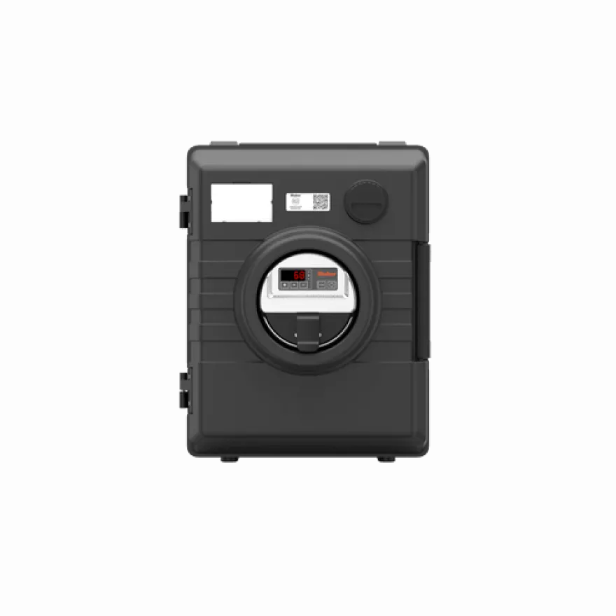 Rieber Thermobox 52 Liter Frontlader mit digitaler Umluftheizung, schwarz