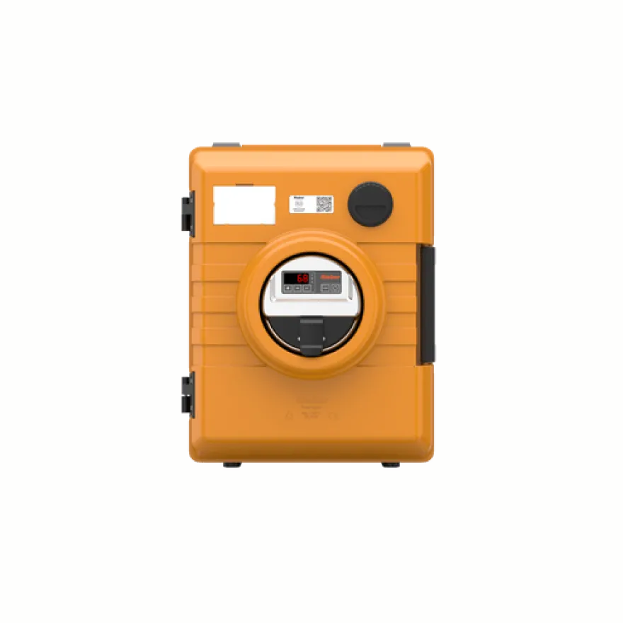 Rieber Thermobox 52 Liter Frontlader mit digitaler Umluftheizung, orange