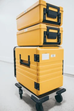 Rieber Thermobox 26 Liter Toplader beheizt, orange