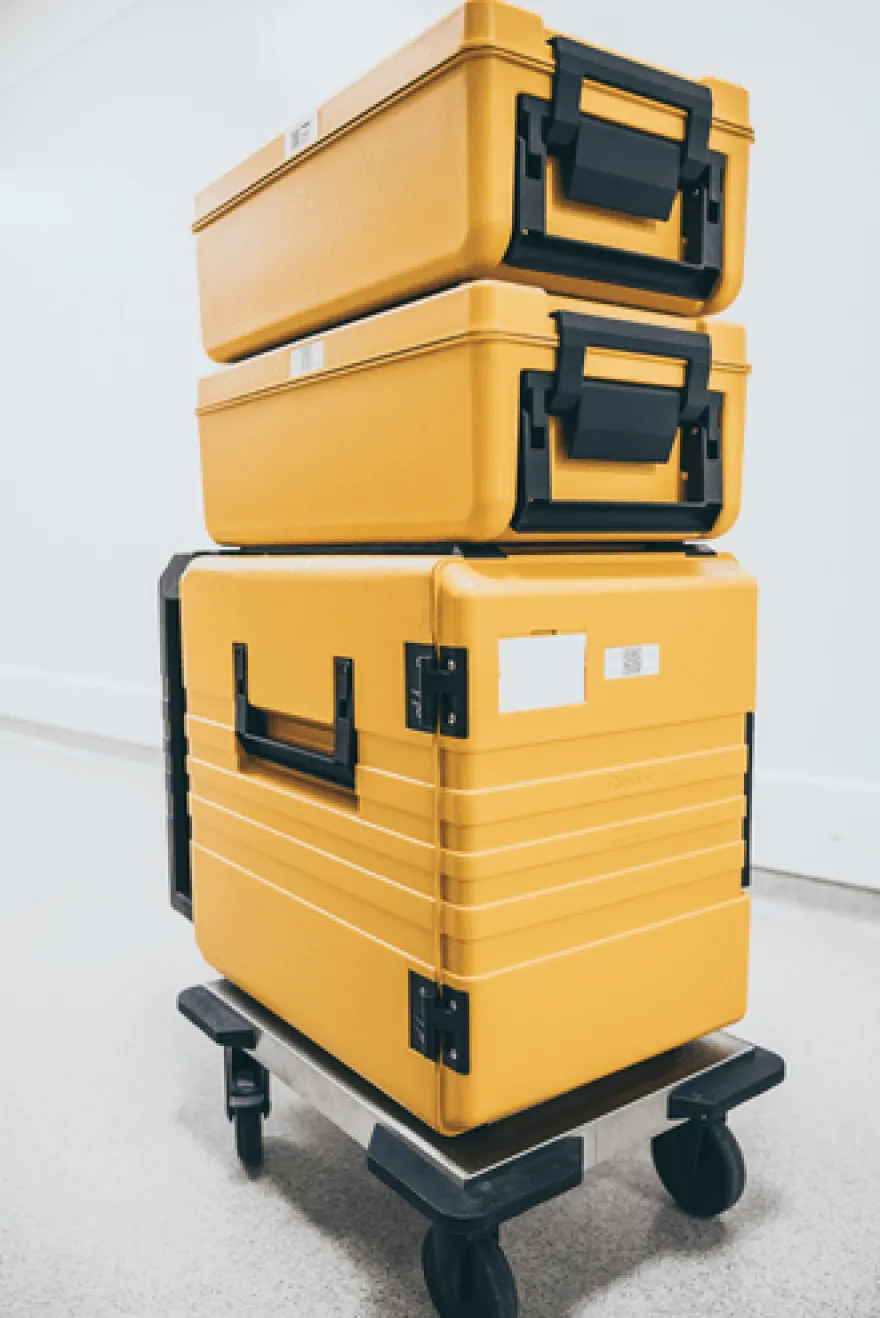 Rieber Thermobox 26 Liter Toplader beheizt, orange