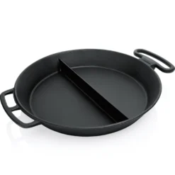 Riesenpfanne Cast Iron Giant, mit Mittelsteg, Ø 80 cm, Gusseisen, Rundgriff