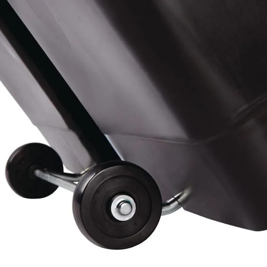 Rubbermaid Slim Jim Front Step Pedaleimer schwarz 90L