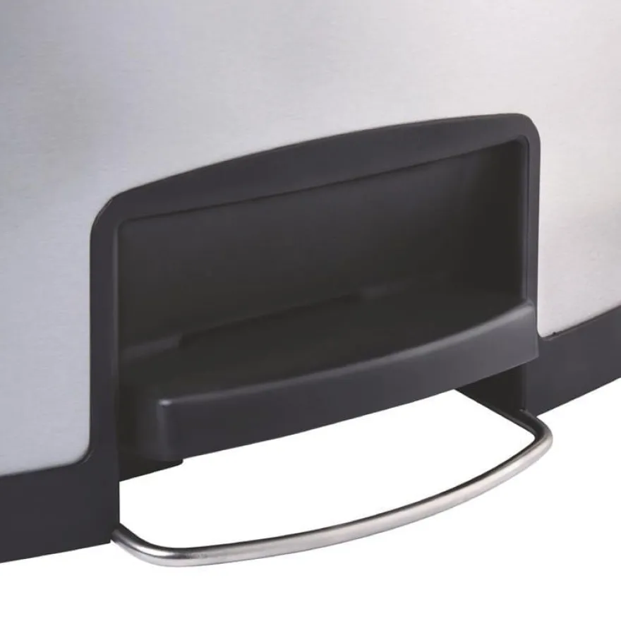 Rubbermaid Slim Jim Front Step Pedaleimer Edelstahl 30L