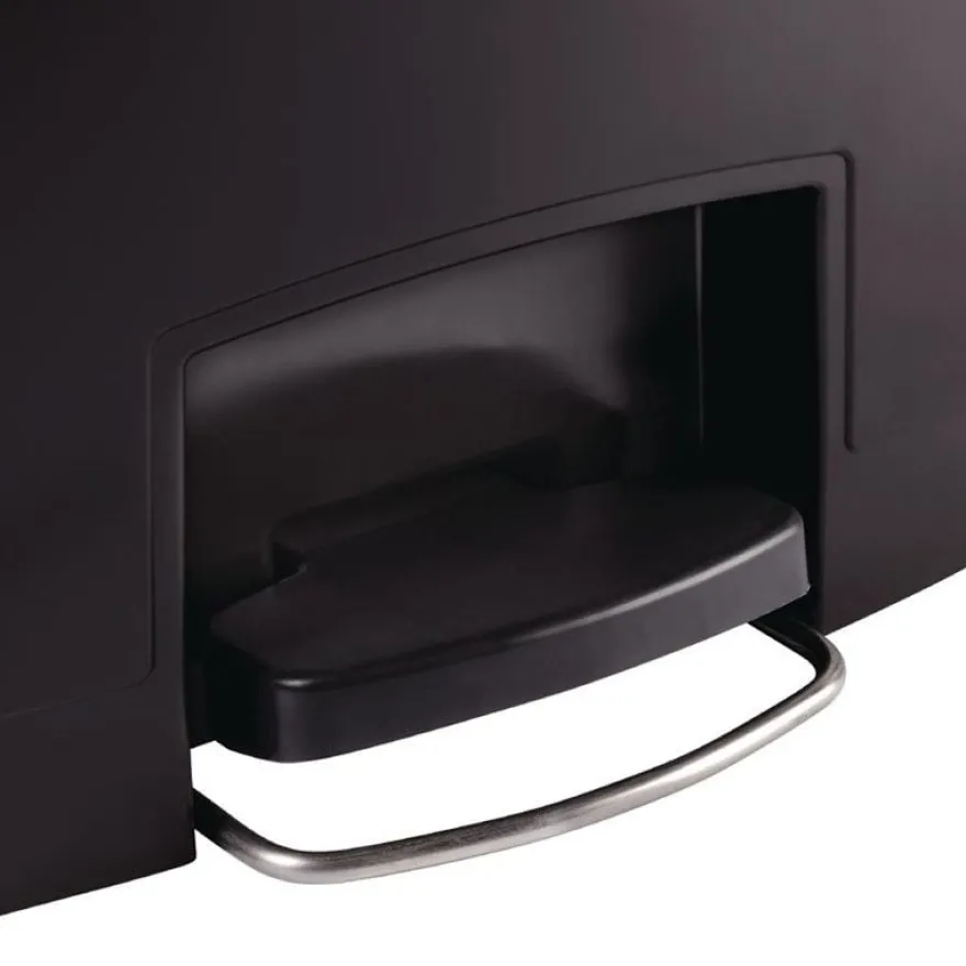Rubbermaid Slim Jim Front Step Pedaleimer schwarz 50L
