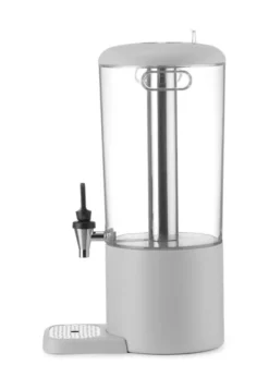 Saftspender, 8 l UNIQ, HENDI, designed by Robert Bronwasser, 8L, Weiß, 318x216x(H)532mm