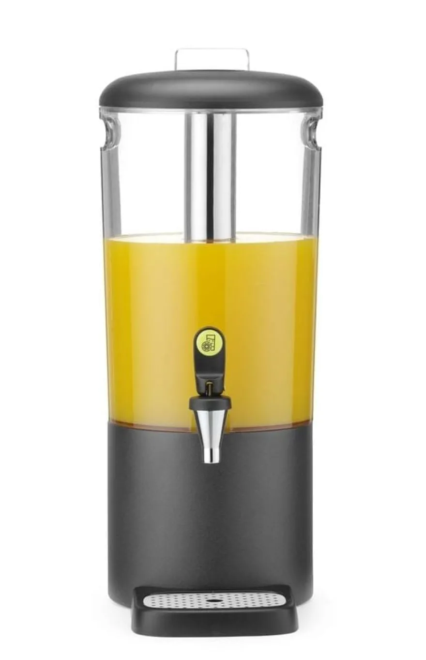 Saftspender, 8 l UNIQ, HENDI, designed by Robert Bronwasser, 8L, Schwarz, 318x216x(H)532mm