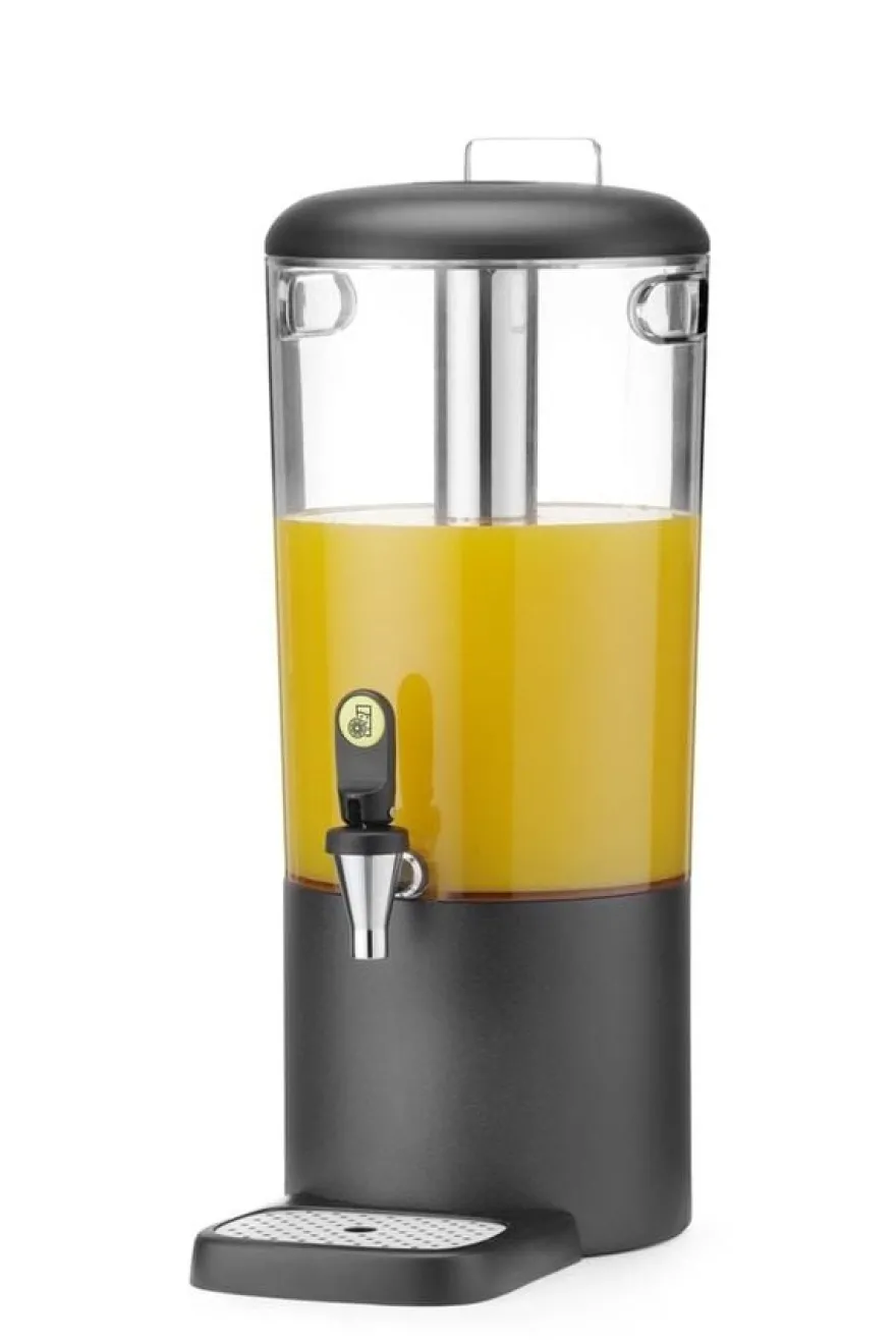Saftspender, 8 l UNIQ, HENDI, designed by Robert Bronwasser, 8L, Schwarz, 318x216x(H)532mm