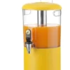 Saftspender, 4 l UNIQ, HENDI, designed by Robert Bronwasser, 4L, Gelb, 315x211x(H)431mm