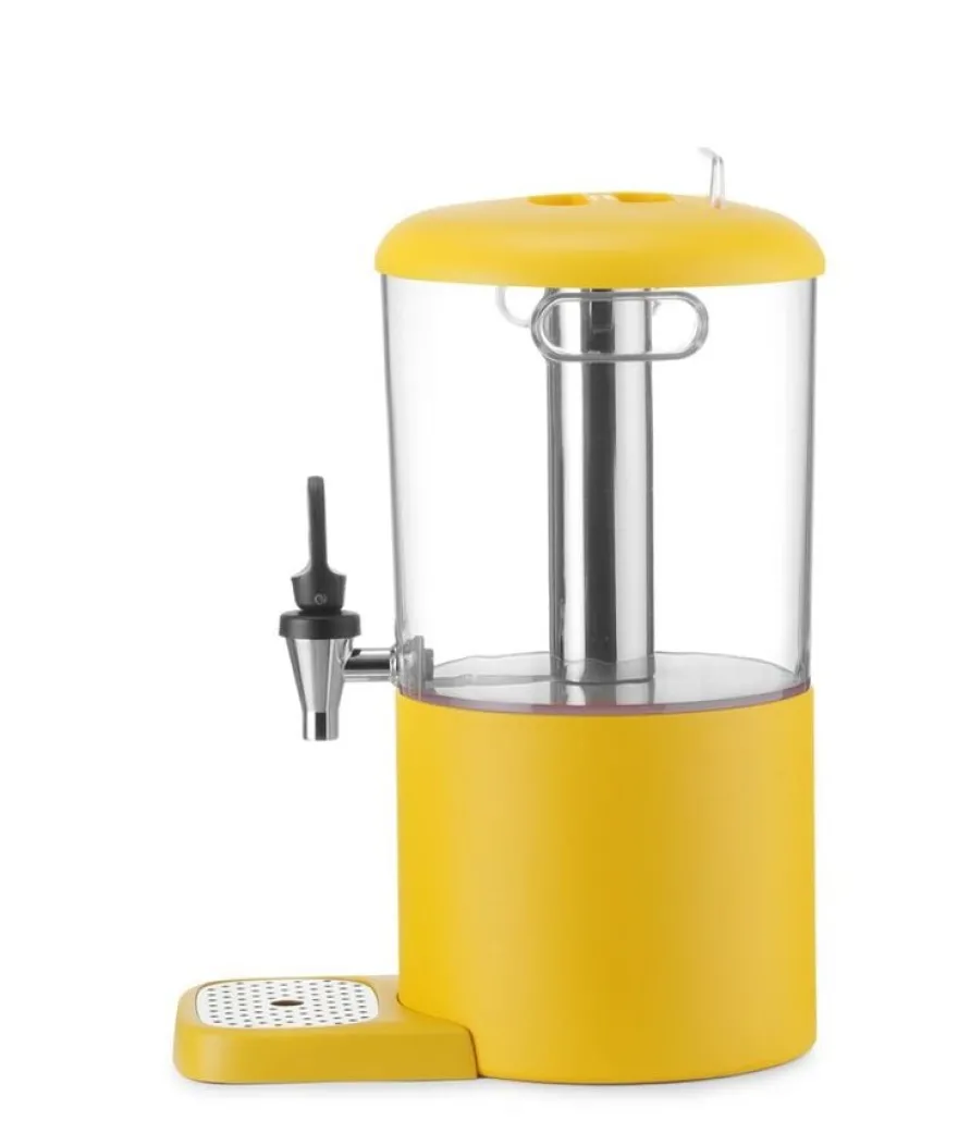 Saftspender, 4 l UNIQ, HENDI, designed by Robert Bronwasser, 4L, Gelb, 315x211x(H)431mm