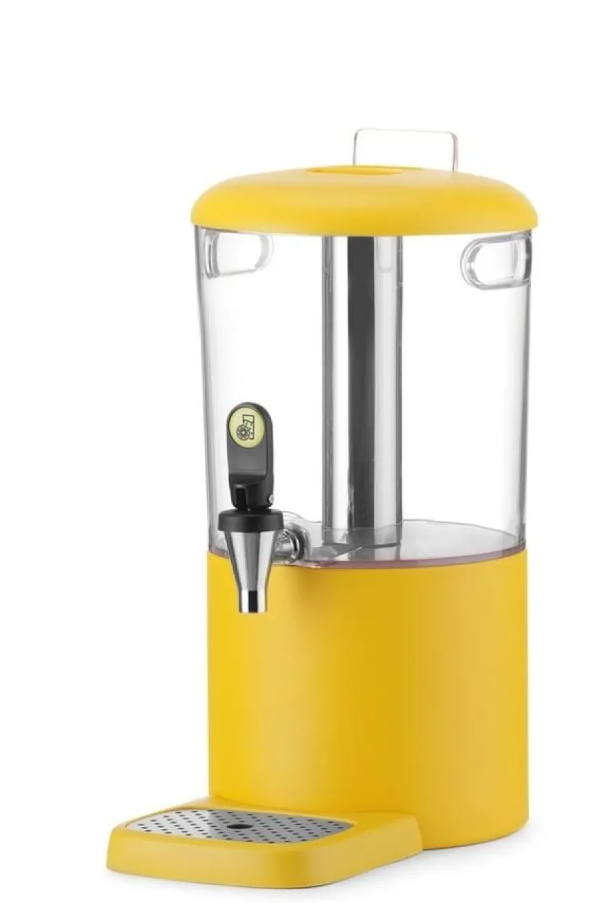 Saftspender, 4 l UNIQ, HENDI, designed by Robert Bronwasser, 4L, Gelb, 315x211x(H)431mm